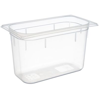 APS GN 1/3 Behälter 32,5 x 17,6 cm, Tiefe: 200 mm; Größe GN 1/3, 7000 ml, 32.5x17.6x20 cm (LxBxT); transparent APS GN 1/3 Behälter 32,5 x 17,6 cm, Tiefe: 200 mm; Größe GN 1/3, 7000 ml, 32.5x17.6x20 cm (LxBxT); transparent