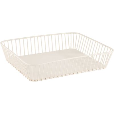 APS GN 1/2 Korb URBAN, Metall; GN 1/2, 32.5x26.5x7.5 cm (LxBxT); weiß APS GN 1/2 Korb URBAN, Metall; GN 1/2, 32.5x26.5x7.5 cm (LxBxT); weiß