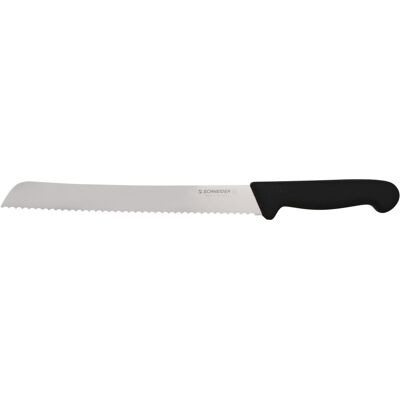 Schneider Brotmesser; Klingenlänge 24 cm, 24 cm (L); schwarz Schneider Brotmesser; Klingenlänge 24 cm, 24 cm (L); schwarz
