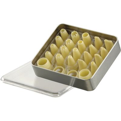 Schneider Tüllenkassetten-Set 22-teilig; elfenbein; 22 Stück / Pack Schneider Tüllenkassetten-Set 22-teilig; elfenbein; 22 Stück / Pack