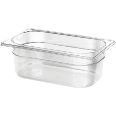 Schneider Behälter GN 1/4 Polycarbonat; GN 1/4, 2600 ml, 10 cm (T); transparent Schneider Behälter GN 1/4 Polycarbonat; GN 1/4, 2600 ml, 10 cm (T); transparent