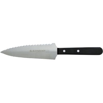 Schneider Tortenmesser Wellenschliff, feine Säge; Klingenlänge 16 cm, 16 cm (L); schwarz Schneider Tortenmesser Wellenschliff, feine Säge; Klingenlänge 16 cm, 16 cm (L); schwarz