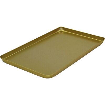 Schneider Ausstellblech Aluminium, eloxiert; 40x25x2 cm (LxBxH); gold; rechteckig Schneider Ausstellblech Aluminium, eloxiert; 40x25x2 cm (LxBxH); gold; rechteckig