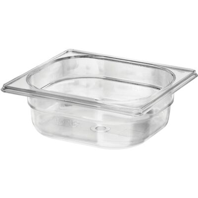 Schneider Behälter GN 1/6; GN 1/6, 1000 ml, 6.5 cm (T); transparent Schneider Behälter GN 1/6; GN 1/6, 1000 ml, 6.5 cm (T); transparent