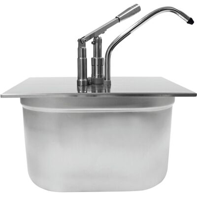 Schneider Hebel Dosierspender; 10000 ml, 27x33x38 cm (LxBxH); edelstahl Schneider Hebel Dosierspender; 10000 ml, 27x33x38 cm (LxBxH); edelstahl