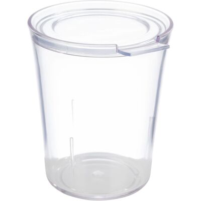APS Modell 10506 - Transparentes Becher-Set - 8 Becher & Deckel APS Modell 10506 - Transparentes Becher-Set - 8 Becher & Deckel