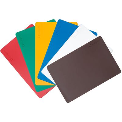 Stalgast HACCP Schneidbrettset 450x300 mm, 6-tlg.; 0.3x45x1.3 cm (LxBxH); mehrfarbig Stalgast HACCP Schneidbrettset 450x300 mm, 6-tlg.; 0.3x45x1.3 cm (LxBxH); mehrfarbig