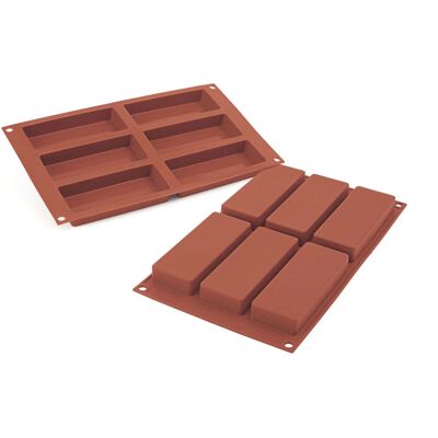 Schneider Silikonbackform Rechteck; 110 ml, 30x17.5x2 cm (LxBxH); rot Schneider Silikonbackform Rechteck; 110 ml, 30x17.5x2 cm (LxBxH); rot