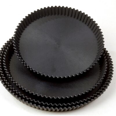 Scaritech Küchenform; 23.5 cm (Ø); schwarz; rund; 5 Stück / Pack Scaritech Küchenform; 23.5 cm (Ø); schwarz; rund; 5 Stück / Pack