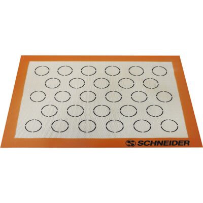 Schneider Silikonmatte Macarons; 40x30 cm (LxB); orange Schneider Silikonmatte Macarons; 40x30 cm (LxB); orange