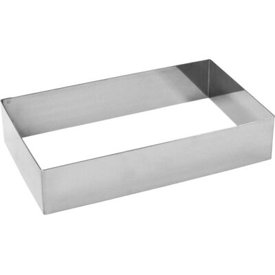 Schneider Schnitten-/Backrahmen Rechteck; 14x24x4 cm (LxBxH); edelstahl Schneider Schnitten-/Backrahmen Rechteck; 14x24x4 cm (LxBxH); edelstahl