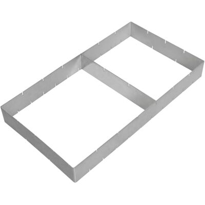 Schneider Schnittenrahmen; 44x24x5 cm (LxBxH); silber Schneider Schnittenrahmen; 44x24x5 cm (LxBxH); silber