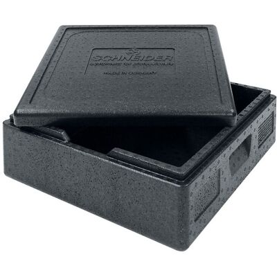 Schneider EPP Transportbox TOP Pizza L; 21000 ml, 48x48x18 cm (LxBxH); schwarz Schneider EPP Transportbox TOP Pizza L; 21000 ml, 48x48x18 cm (LxBxH); schwarz