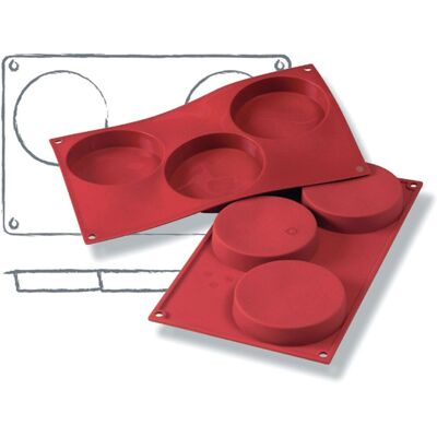 Schneider Silikonbackform Biskuit; 140 ml, 30x17.5x10.3x2 cm (LxBxØxH); rot Schneider Silikonbackform Biskuit; 140 ml, 30x17.5x10.3x2 cm (LxBxØxH); rot
