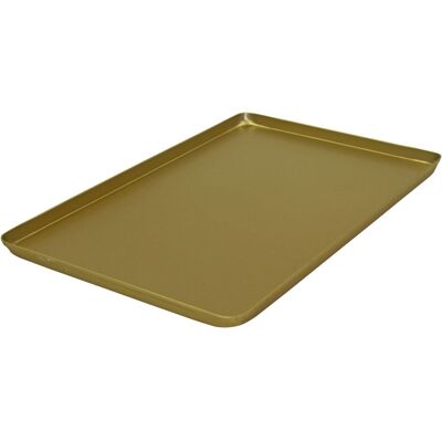 Schneider Ausstellblech Aluminium, eloxiert; 48x32x2 cm (LxBxH); gold; rechteckig Schneider Ausstellblech Aluminium, eloxiert; 48x32x2 cm (LxBxH); gold; rechteckig