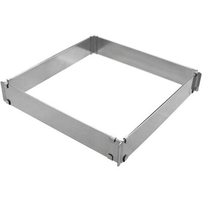Schneider Backrahmen; 30x30x5 cm (LxBxH); edelstahl Schneider Backrahmen; 30x30x5 cm (LxBxH); edelstahl