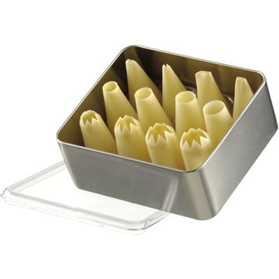 Schneider Tüllenkassetten-Set 12-teilig; 6 cm (H); elfenbein; 12 Stück / Pack Schneider Tüllenkassetten-Set 12-teilig; 6 cm (H); elfenbein; 12 Stück / Pack