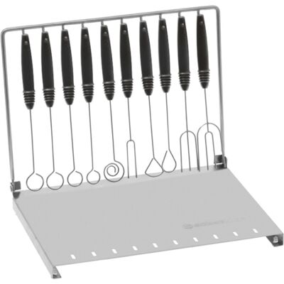 Schneider Pralinentunkgabel-Set groß 10-teilig; schwarz/edelstahl Schneider Pralinentunkgabel-Set groß 10-teilig; schwarz/edelstahl
