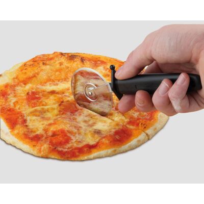 APS Pizzaschneider - Edelstahl Griff 6cm - Einfaches Zerteilen von Pizza APS Pizzaschneider - Edelstahl Griff 6cm - Einfaches Zerteilen von Pizza