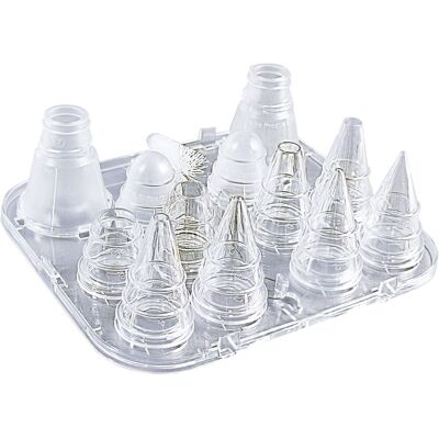 Schneider Tüllenkassetten-Set Lochtüllen; transparent Schneider Tüllenkassetten-Set Lochtüllen; transparent