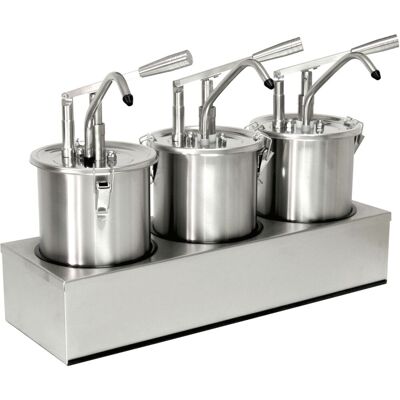 Schneider Hebel Dosierspender Edelstahl; 4500 ml, 18x60x20x44 cm (ØxLxBxH); edelstahl Schneider Hebel Dosierspender Edelstahl; 4500 ml, 18x60x20x44 cm (ØxLxBxH); edelstahl