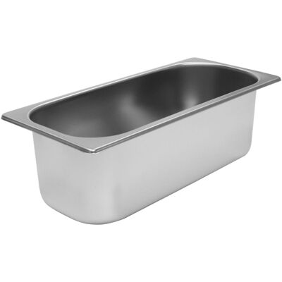 Schneider Eisbehälter; 36x16.5x12 cm (LxBxH); edelstahl Schneider Eisbehälter; 36x16.5x12 cm (LxBxH); edelstahl