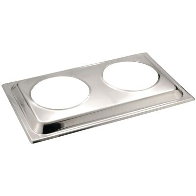 APS Bain-Marie Deckel; 53.2x2.8x32.6 cm (BxHxT); silber APS Bain-Marie Deckel; 53.2x2.8x32.6 cm (BxHxT); silber