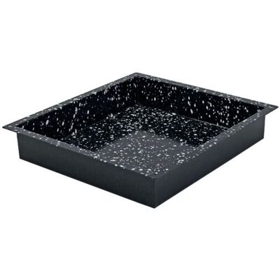 Schneider Backblech GN 2/3 Granit-Emaille; GN 2/3, 35.5x32.5x6 cm (LxBxH); schwarz; rechteckig Schneider Backblech GN 2/3 Granit-Emaille; GN 2/3, 35.5x32.5x6 cm (LxBxH); schwarz; rechteckig