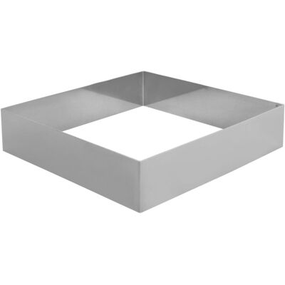 Schneider Schnitten-/Backrahmen Quadrat; 22x22x5 cm (LxBxH); edelstahl Schneider Schnitten-/Backrahmen Quadrat; 22x22x5 cm (LxBxH); edelstahl