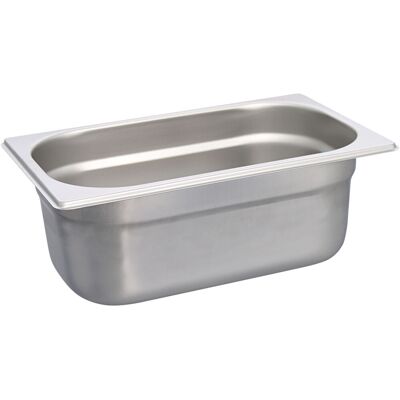 Schneider Behälter GN 1/4 Edelstahl; GN 1/4, 2700 ml, 10 cm (T); edelstahl Schneider Behälter GN 1/4 Edelstahl; GN 1/4, 2700 ml, 10 cm (T); edelstahl