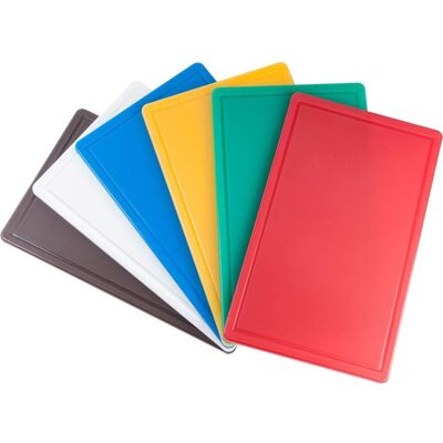 Stalgast Schneidbrettset HACCP, GN1/1, 6 Stück; 32.5x53x1.5 cm (LxBxH); mehrfarbig; 6 Stück / Pack Stalgast Schneidbrettset HACCP, GN1/1, 6 Stück; 32.5x53x1.5 cm (LxBxH); mehrfarbig; 6 Stück / Pack