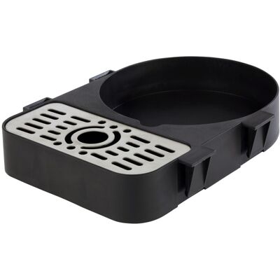 APS Tropfenfänger für Pump-Isolierkannen; 24.5x18.5x4.2 cm (LxBxH); schwarz/silber; rechteckig APS Tropfenfänger für Pump-Isolierkannen; 24.5x18.5x4.2 cm (LxBxH); schwarz/silber; rechteckig