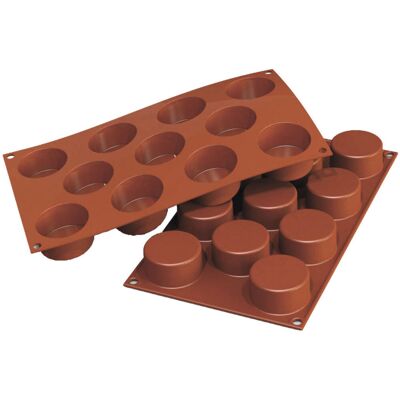 Schneider Silikonbackform Zylinder Mini; 55 ml, 30x17.5x5x2.7 cm (LxBxØxH); rot Schneider Silikonbackform Zylinder Mini; 55 ml, 30x17.5x5x2.7 cm (LxBxØxH); rot