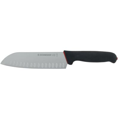 Schneider S-Grip Santoku; Klingenlänge 18 cm; schwarz Schneider S-Grip Santoku; Klingenlänge 18 cm; schwarz
