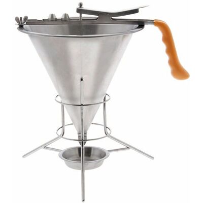 APS Likör- und Fondanttrichter Ø 20 cm, H: 34 cm, 1,5 Liter; 21x21x31.5x20 cm (LxBxHxØ); silber APS Likör- und Fondanttrichter Ø 20 cm, H: 34 cm, 1,5 Liter; 21x21x31.5x20 cm (LxBxHxØ); silber