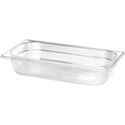 Schneider Behälter GN 1/3 Polycarbonat; Größe GN 1/3, 2500 ml, 6.5 cm (T); transparent Schneider Behälter GN 1/3 Polycarbonat; Größe GN 1/3, 2500 ml, 6.5 cm (T); transparent