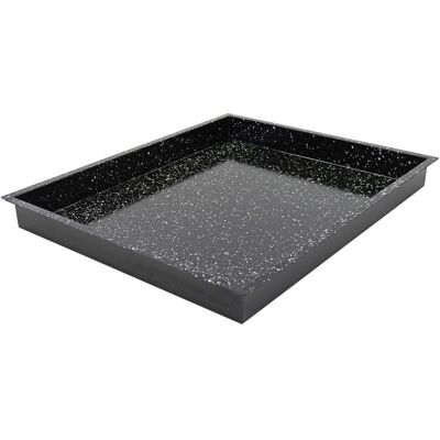 Schneider Backblech GN 2/1 Granit-Emaille; Größe GN 2/1, 65x53x7 cm (LxBxH); schwarz; rechteckig Schneider Backblech GN 2/1 Granit-Emaille; Größe GN 2/1, 65x53x7 cm (LxBxH); schwarz; rechteckig