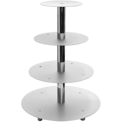Schneider Tortenständer; 54.6 cm (H); silber; rund Schneider Tortenständer; 54.6 cm (H); silber; rund