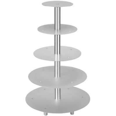 Schneider Tortenständer; 71.2 cm (H); silber; rund Schneider Tortenständer; 71.2 cm (H); silber; rund