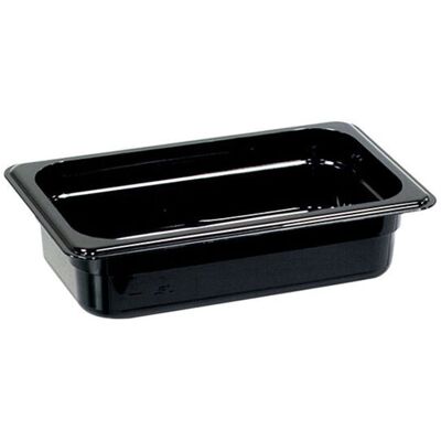 Stalgast Gastronormbehälter, Polycarbonat, schwarz, GN 1/4; GN 1/4, 1700 ml, 26.5x16.2x6.5 cm (LxBxT); schwarz Stalgast Gastronormbehälter, Polycarbonat, schwarz, GN 1/4; GN 1/4, 1700 ml, 26.5x16.2x6.5 cm (LxBxT); schwarz