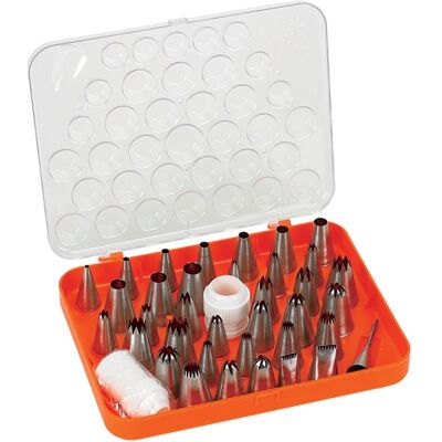 Schneider Spritztüllen-Set; 5 cm (H); edelstahl; 38 Stück / Pack Schneider Spritztüllen-Set; 5 cm (H); edelstahl; 38 Stück / Pack