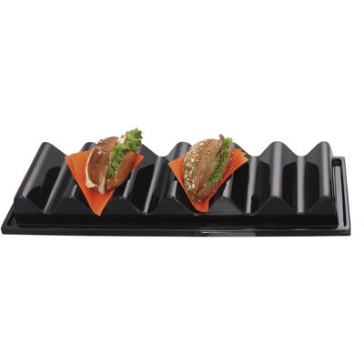 Schneider Snackwelle Kunststoff ; 60x19.5x7 cm (LxBxH); schwarz Schneider Snackwelle Kunststoff ; 60x19.5x7 cm (LxBxH); schwarz