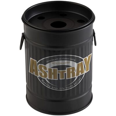APS Windaschenbecher SMOKY, Metall verzinkt; 8.5x8.5x11.5 cm (BxØxH); schwarz; rund APS Windaschenbecher SMOKY, Metall verzinkt; 8.5x8.5x11.5 cm (BxØxH); schwarz; rund