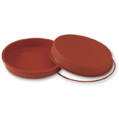Schneider Silikonbackform Glatt; 26x4.5 cm (ØxH); rot Schneider Silikonbackform Glatt; 26x4.5 cm (ØxH); rot