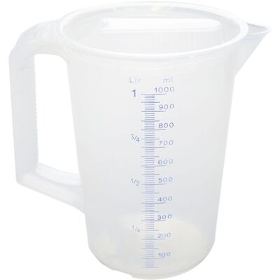 Schneider Messbecher mit Deckel; 1000 ml, 11.7x17 cm (ØxH); natur; 1 Stück / Set Schneider Messbecher mit Deckel; 1000 ml, 11.7x17 cm (ØxH); natur; 1 Stück / Set