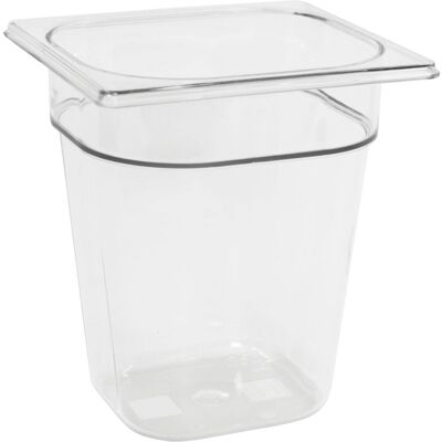Schneider Behälter GN 1/6 Polycarbonat; GN 1/6, 2800 ml, 20 cm (T); transparent Schneider Behälter GN 1/6 Polycarbonat; GN 1/6, 2800 ml, 20 cm (T); transparent