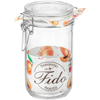 Bormioli Rocco Vorratsglas Fido 1,0 l runde Form; 750 ml, 17 cm (H); transparent; 6 Stück / Pack Bormioli Rocco Vorratsglas Fido 1,0 l runde Form; 750 ml, 17 cm (H); transparent; 6 Stück / Pack