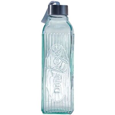 Vidrios Trinkflasche 'Drink to go' 0,64 l aus Recyclingglas; 23 cm (H); transparent Vidrios Trinkflasche 'Drink to go' 0,64 l aus Recyclingglas; 23 cm (H); transparent