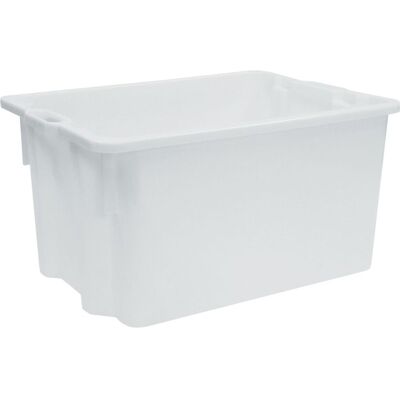 Schneider Stapelbehälter - 50 Liter; 50000 ml, 57x41.5x29 cm (LxBxH); weiß Schneider Stapelbehälter - 50 Liter; 50000 ml, 57x41.5x29 cm (LxBxH); weiß