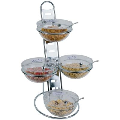 Arcoroc - 3-stufiges Buffetgestell - Ø23cm - Servingware Arcoroc - 3-stufiges Buffetgestell - Ø23cm - Servingware